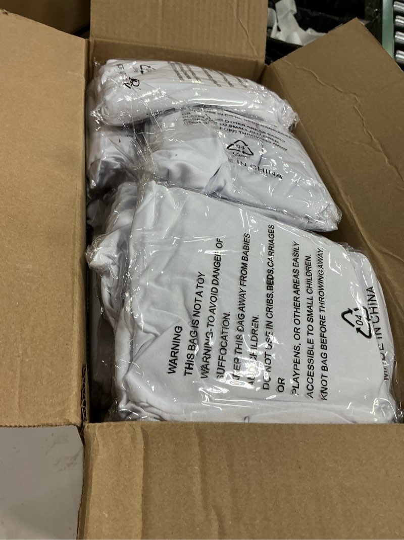 Condition photo showing New/Like New for HAINARverS Stretch Spandex Folding Chair Covers 30PCS Universal Fitted Chair Cover Protector for Wedding,Party, Banquet, Holidays, Celebration, Decoration(White, 30 PCS) White 30PCS