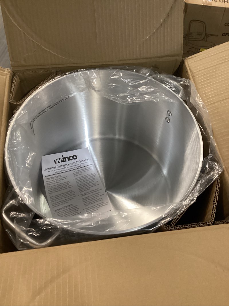 Condition photo showing New/Like New for assp-26 - elemental aluminum sauce pot, 4mm - 26 quart