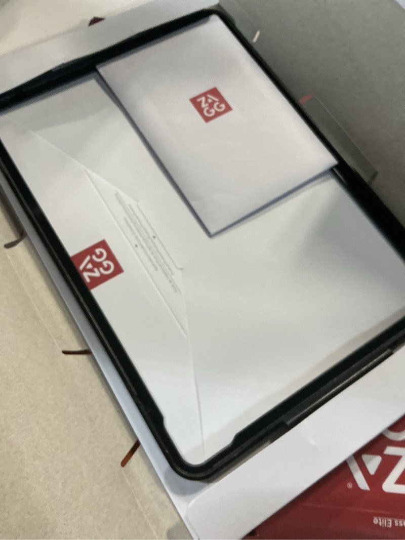 Condition photo showing New/Like New for zagg glass elite ipad air 11" (m5)/ (m4)/ (m3)/ (m2) screen protector - ultra-strong, scratch-resistant, smudge-free, easy install, eco-friendly, tempered aluminosilicate glass ipad air 11-inch (m5)/ (m4)/ (m3)/ (m2) glass elite