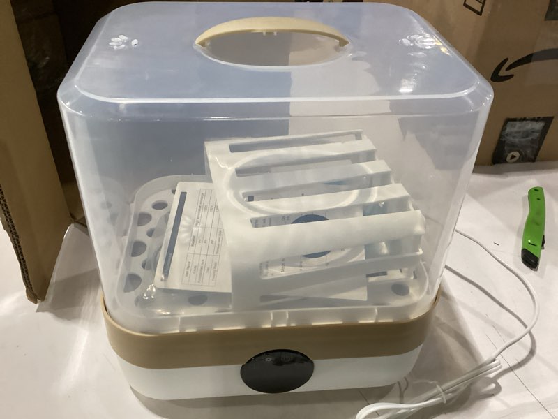 Condition photo showing Good Condition for cleaner and sanitizing machine, cleaning machine for masks & bottles, deep machine cleaner with hose brush kit, steam cleaning & hepa air drying system