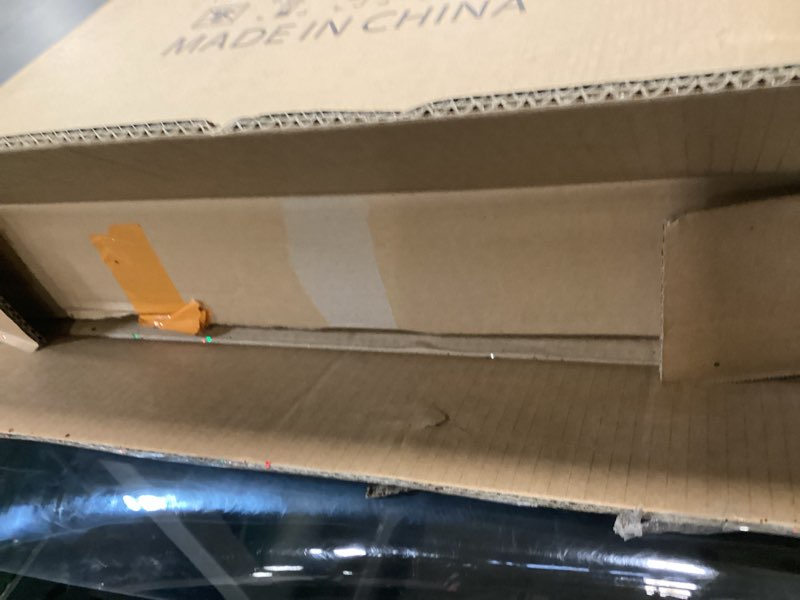 Condition photo showing As Is for 3Pcs 3FT Lighted Christmas Ornament Set Expandable Outdoor, Indoor Holiday Decor with 290 LED Lights, Easy Assembly & Weatherproof, Red & Green & Gold Light-Up Ball for Yard, Garden, Storefront. Red,Green,Gold