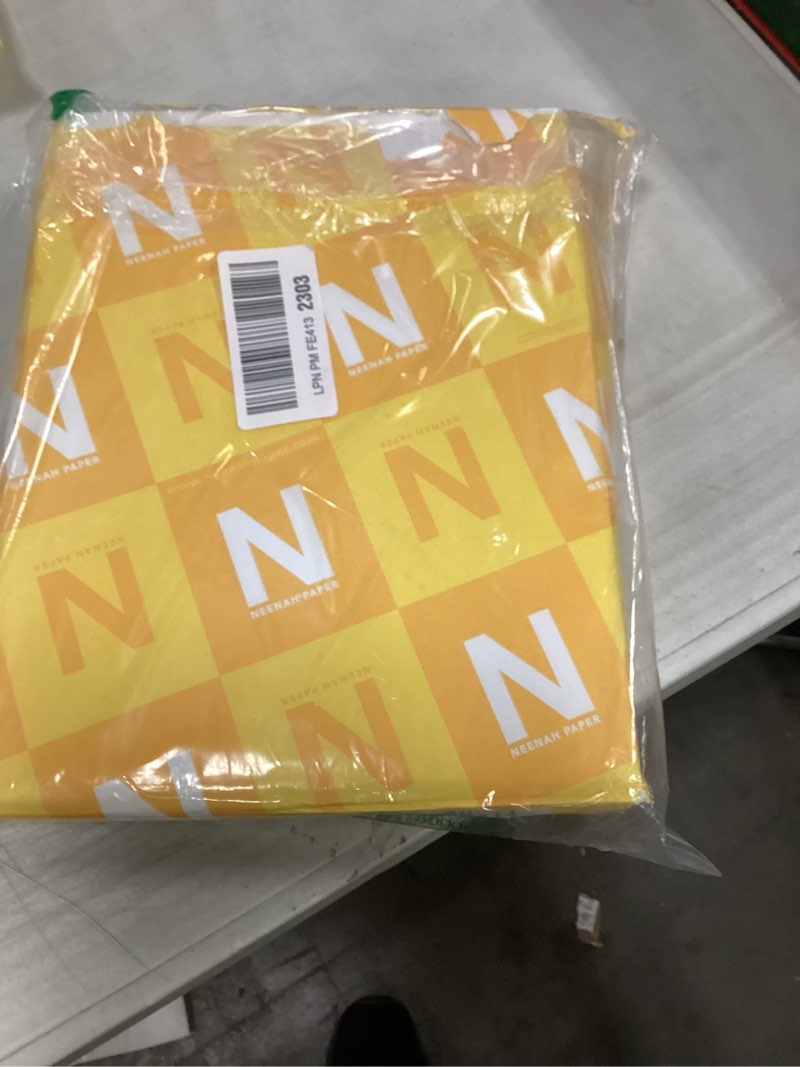 Condition photo showing Good Condition for Neenah Paper Exact Index Card Stock, 94 Bright, 110 lb Index Weight, 8.5 x 11, White, 250/Pack Paper 8.5 x 11/110 lb