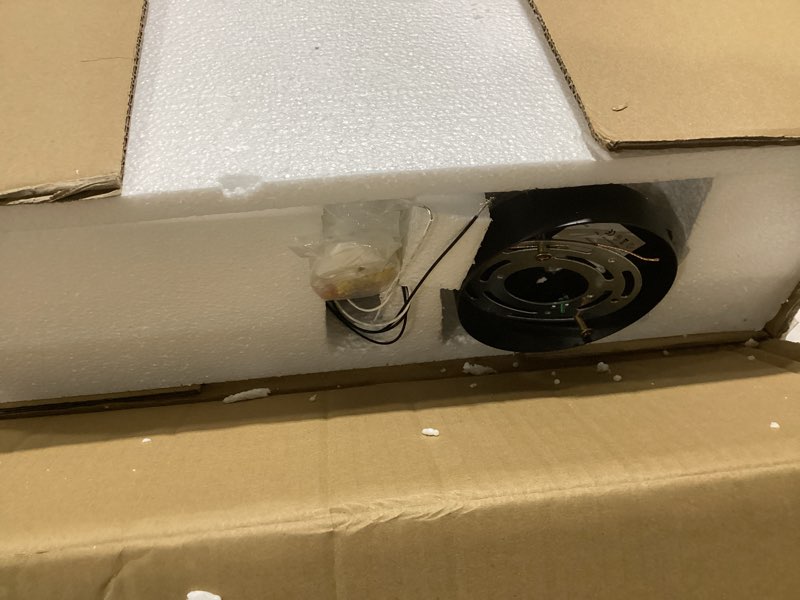 Condition photo showing As Is for Bathroom Vanity Light fixtures 3 Light Glass Globe Wall Sconce Lights Black Wall Mount Light with Clear Glass Shade, Mid Century Modern Wall Sconce for Over Mirror Bedroom Hallway (3-Lights)
