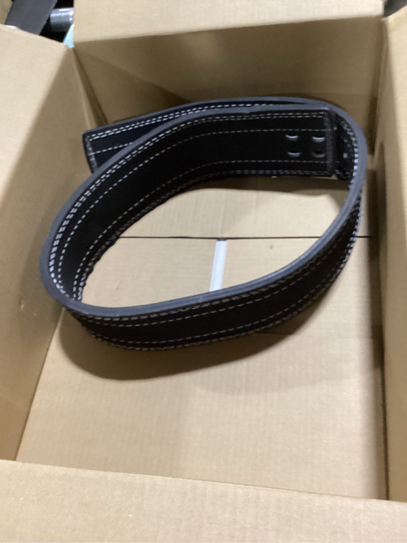 Condition photo showing As Is for Powerlifting Belts Lever Belt For Men and Women 10mm IPF Thick Leather Weight Lifting Belt Ideal for Gym Belts Training Weightlifting and Bodybuilding Squats and Deadlifts