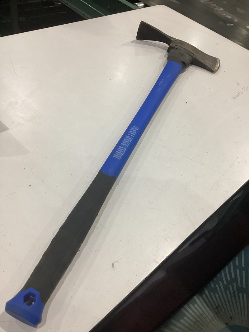 Condition photo showing As Is for kobalt axe forged steel landscaper axe with 34-in fiberglass handle