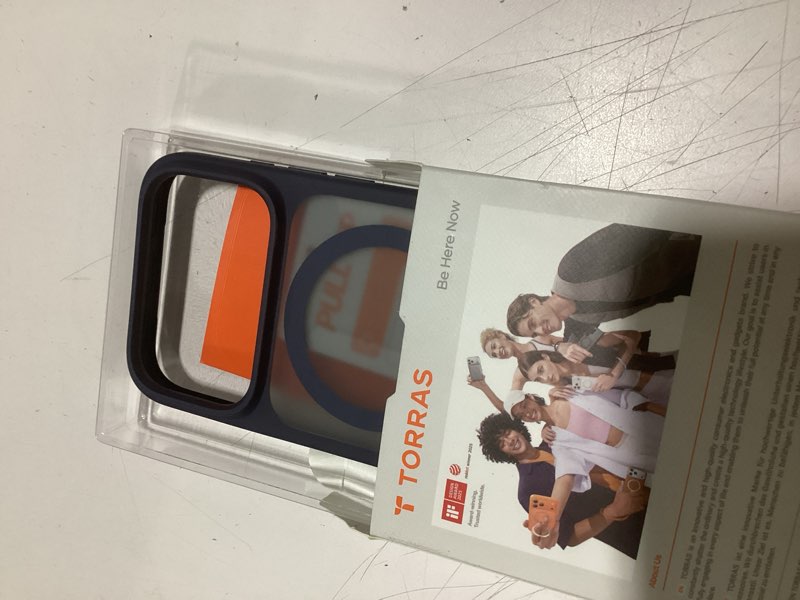 Condition photo showing Good Condition for TORRAS for iPhone 17 Pro Case, Shockproof Magnetic [Camera Control][Military-Grade Protective][Fit for MagSafe] Slim Translucent Anti-Fingerprint Phone Case for iPhone 17 Pro 6.3", Deep Blue iPhone 17 Pro Blue