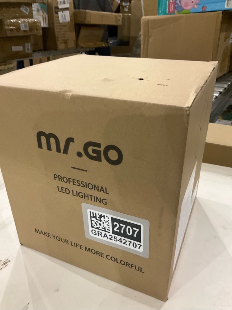 Condition photo showing New/Like New for Mr.Go Solar Cube Light, 8-inch RGB Solar Powered Cube Lamp with Remote/Button Control, Outdoor LED Solar Landscape Light 16 Colors & 4 Modes, Great for Garden Patio Yard Pathway Ambience Lighting