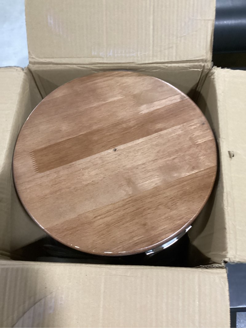 Condition photo showing Good Condition for 25 lbs stainless steel dog food storage container with airtight wooden lid & ceramic bone handle, large metal dog food bin for dogs & cats, keep fresh, easy to clean 25 lbs - 1pk