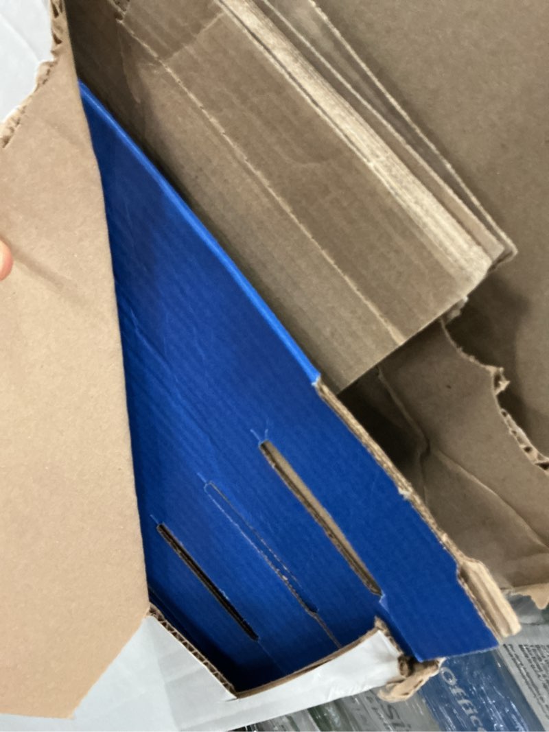 Condition photo showing Good Condition for classroom keepers blue corrugate3 0-slot mailbox