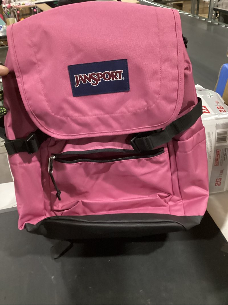 Condition photo showing Good Condition for (similar) jansport superbreak one backpack - durable, lightweight bag with 1 main compartment, front utility pocket with built-in organizer, premium backpack, digital fuchsia digital fuchsia one size
