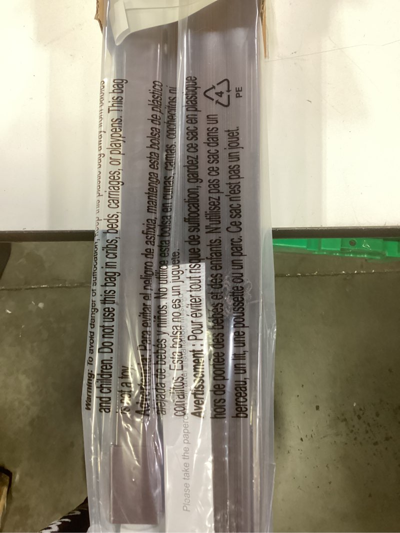 Condition photo showing Good Condition for lazblinds no tools no drill 1" vinyl mini blinds, cordless blinds for windows, light filtering horizontal window blinds & shades, 30" w x 64" h, mahogany cordless-mahogany 30" w x 64" h
