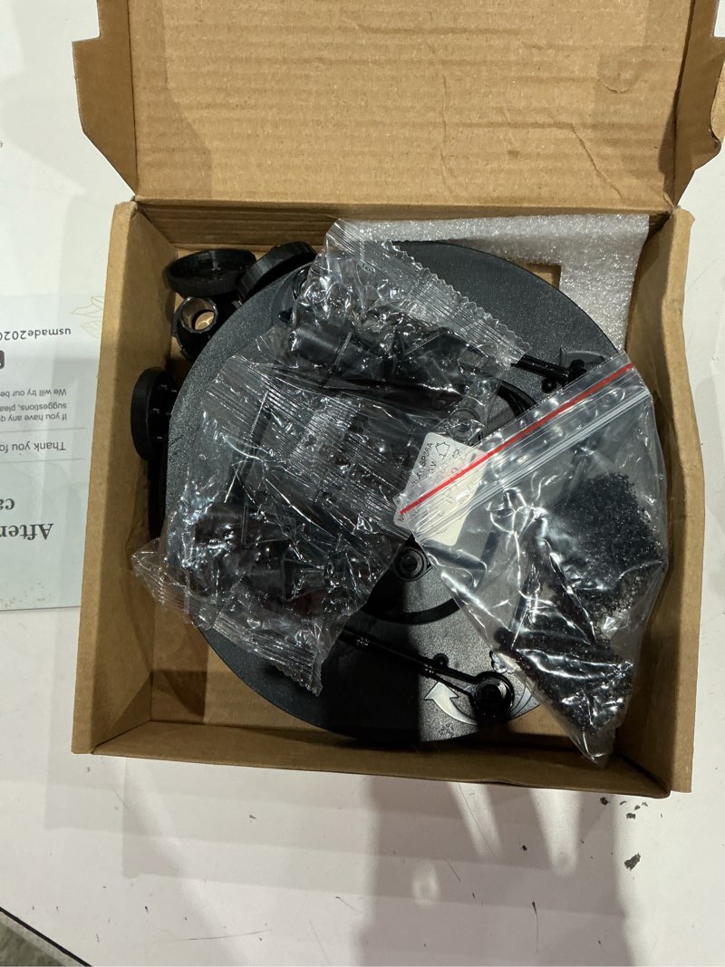 Condition photo showing Good Condition for yzert solar fountain colorful ring lights, 2026 3.5w solar water fountain with 2000mah battery, solar fountain pump for bird bath, pond, pool, outdoor