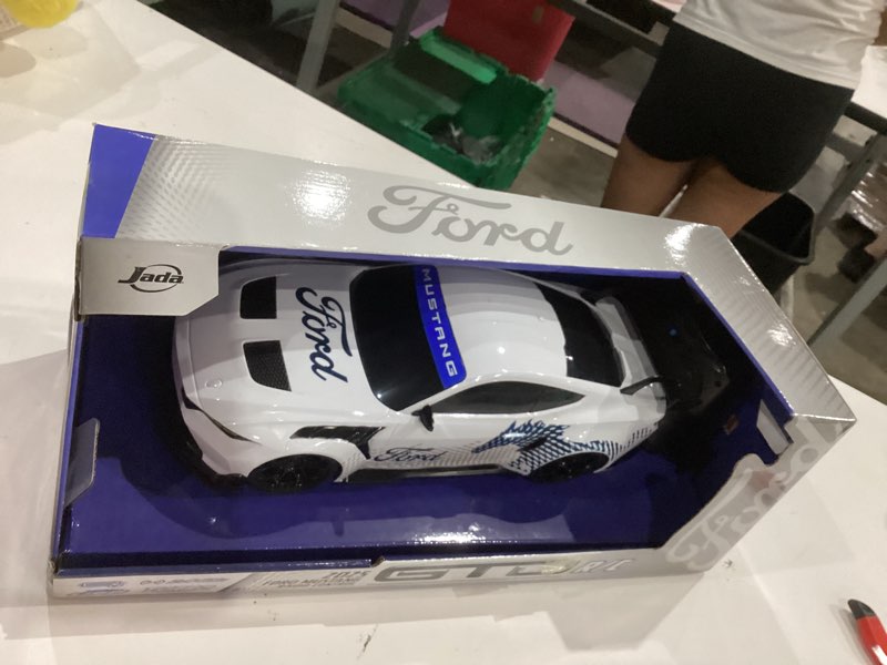 Condition photo showing As Is for 2025 ford mustang gtd rc car – 1:16 scale rc vehicle with 2.4ghz remote  turbo boost  usb charging – ready-to-run remote control vehicle for ages 