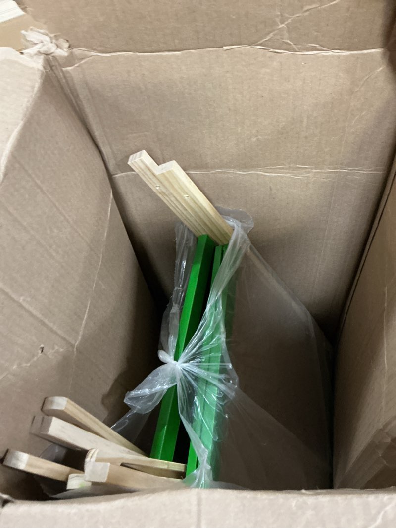 Condition photo showing As Is for Kids Art Easel with Paper Roll for Toddlers, Adjustable Double Sided Magnetic Drawing Board Dry Erase Whiteboard & Chalkboard, Easel for Toddlers 2-4 Years Painting Wooden Easel Kids 4-8 (SIMILAR NO SAME)