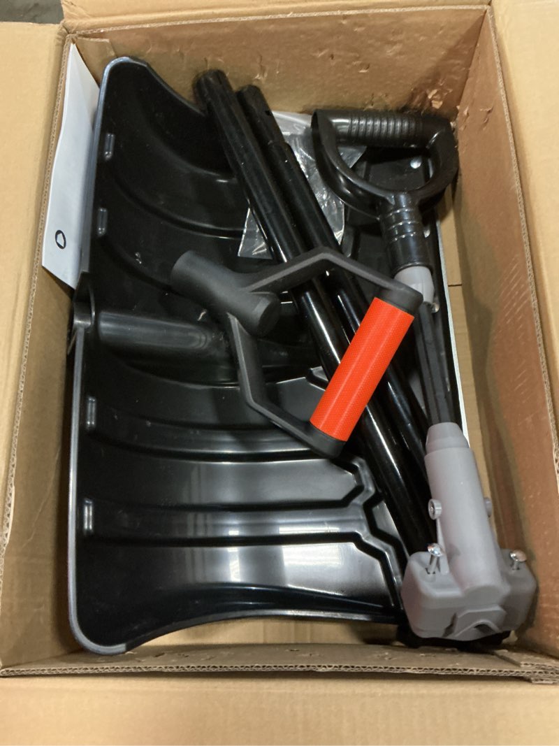 Condition photo showing Good Condition for vevor snow shovel for driveway, 18 in wide plastic snow shovel with assist d-shaped handles, non slip grip, large capacity snowplow shovels, lightweight snows removal tool for garden car camping 18 inch