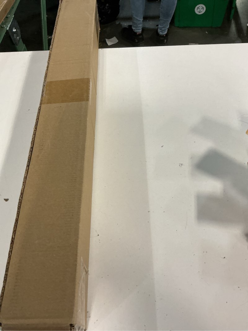 Condition photo showing New/Like New for no Drill Cordless Roman Shades for Windows, 25" W × 64" H - Light Filtering - Linen - White Light Filtering - Linen - White 25" W × 64" H
