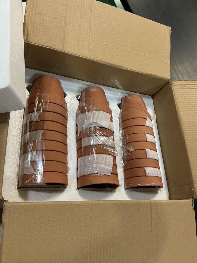 Condition photo showing New/Like New for cfkj [26 pack] 4\" planter nursery pots terracotta pot clay ceramic pottery cactus pots flower