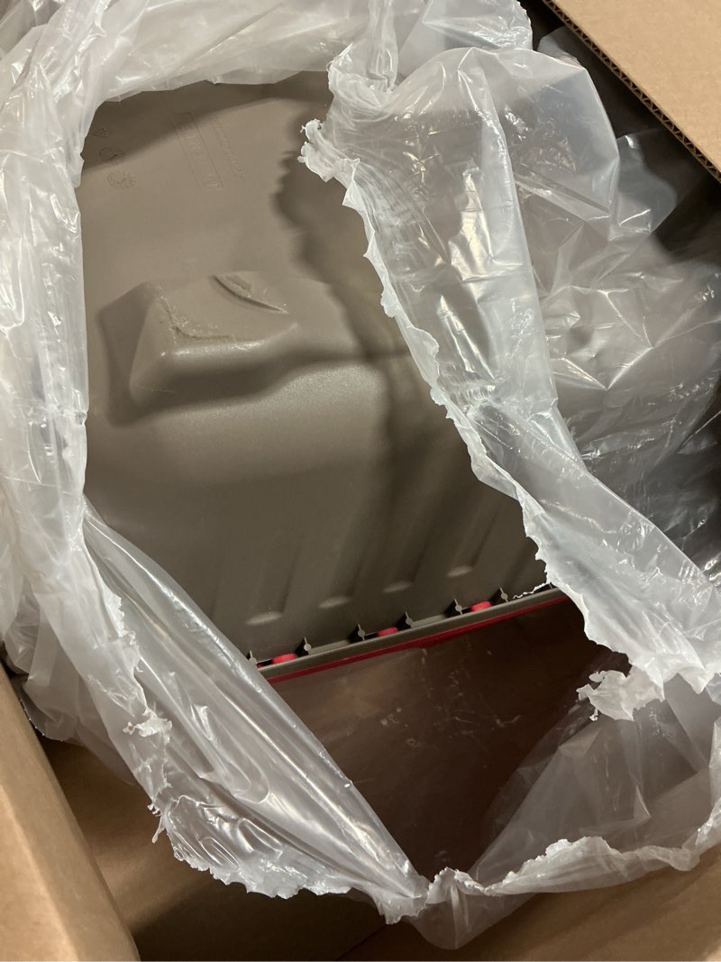 Condition photo showing Good Condition for MidWest Homes for Pets Spree Travel Carrier – Hard-Sided Dog & Cat Carrier, Small Pet Travel Crate with Handle, Ventilated Design, Easy Assembly, 24-Inch, Red Red 23.6"L x 15.6"W x 15.0"H