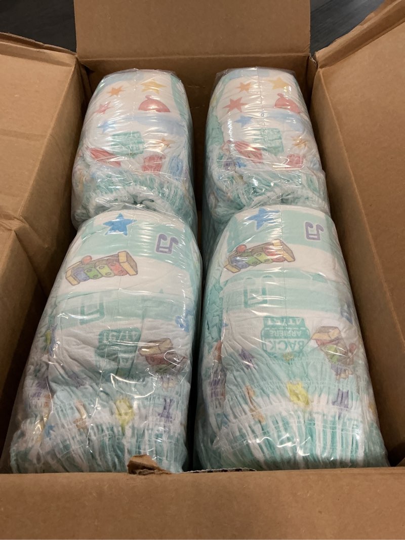 Condition photo showing New/Like New for Pampers Training Pants - Easy Ups Boys & Girls Bluey - Size 4T-5T, 100 Count, Children's Potty Underwear (Packaging May Vary) 4T-5T 100