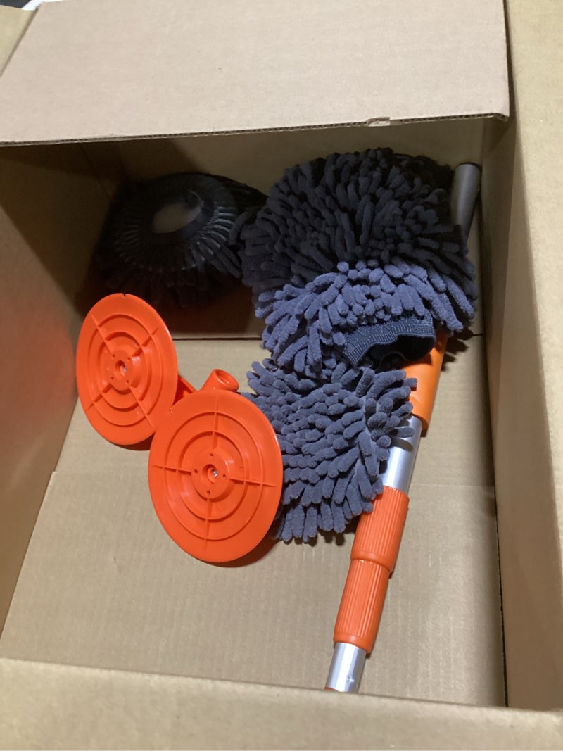 Condition photo showing Good Condition for telescopic car wash brush with long handle, 360° rotating dual-head brush, vehicle cleaning tool for windshield, glass, roofs & caravans