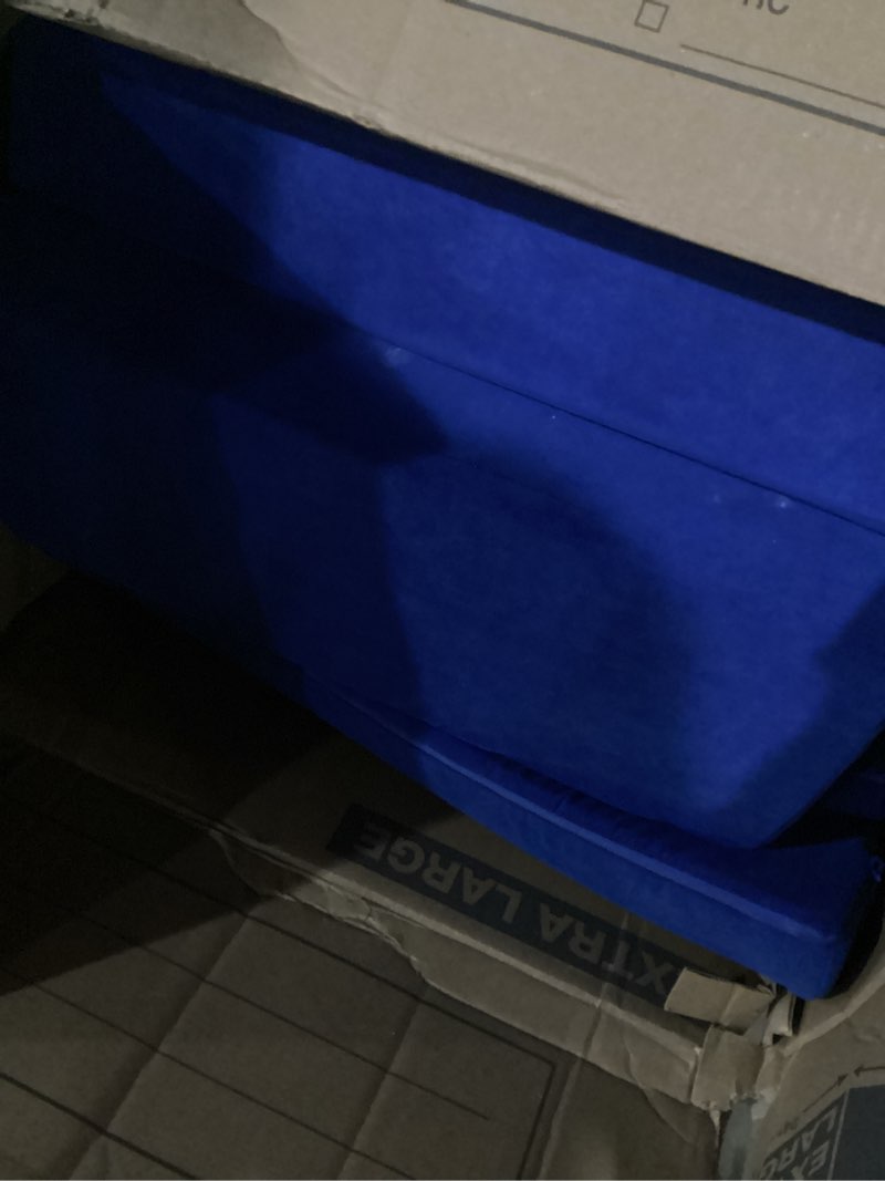 Condition photo showing Good Condition for 12 Pcs Modular Kids Play Couch – Premium Soft Foam, Removable Cover, Comfortable & Safe Toddler Couch for Children 1-6 Years, Portable & Easy to Clean, Ideal for Living Room & Playroom, Blue