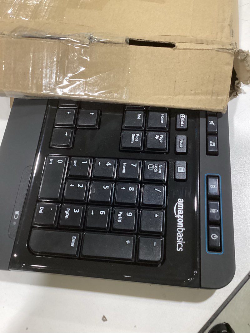 Condition photo showing Good Condition for Amazon Basics Full-Sized Wireless Computer Keyboard and Mouse Combo, QWERTY Layout, 2.4 GHz USB Receiver, Black, Pack of 1