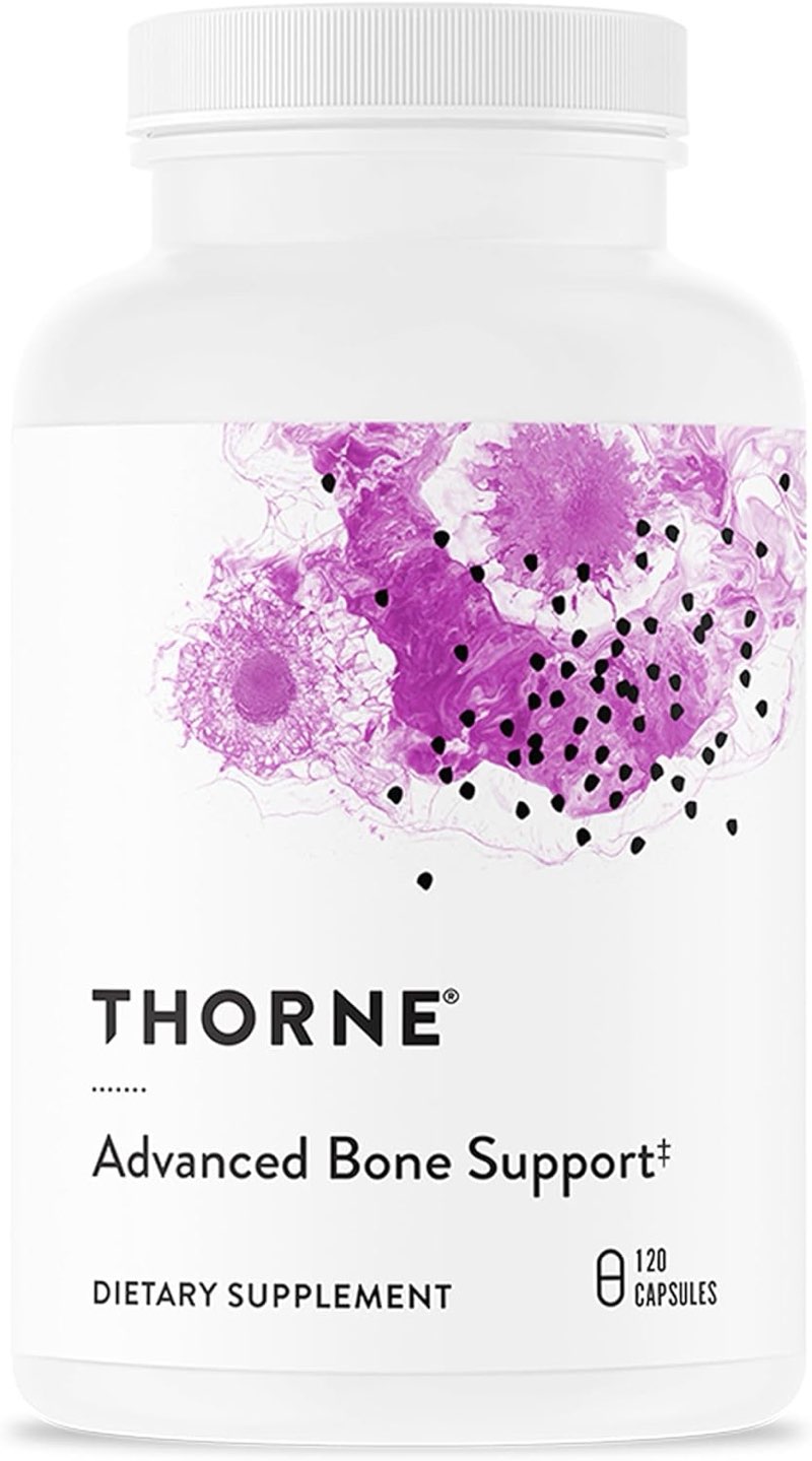 exp 11-2024 thorne - apoyo óseo avanzado‡ - (anteriormente oscap) - suplemento para la salud ósea con calcio y vitamina d* - 120 cápsulas
