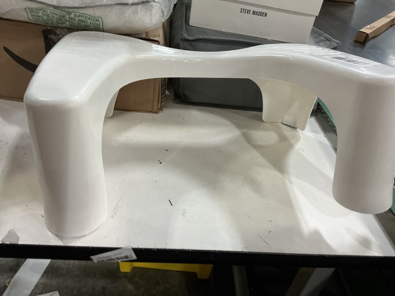 Condition photo showing item condition for Squatty Potty Simple Curve Bathroom Toilet Stool 7" White