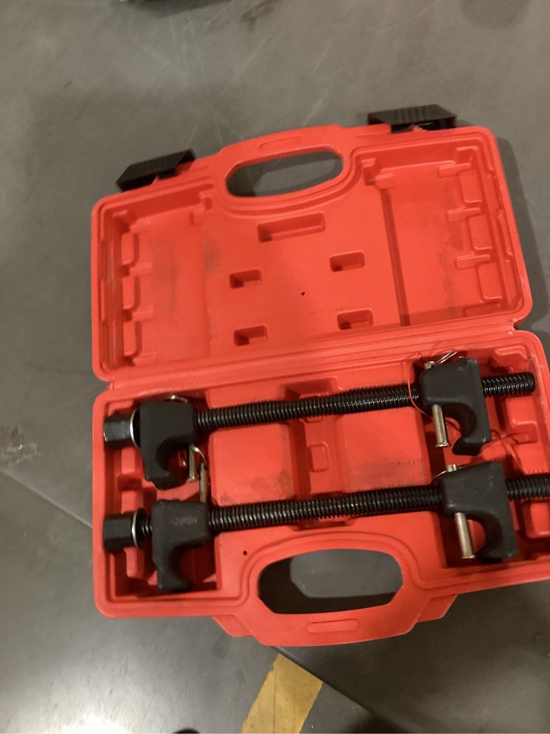 Condition photo showing Good Condition for coil spring compressor tool 2pc macpherson strut spring compressor tool for suspension work for 1/2" square drive, 7/8'' (22mm) hex socket