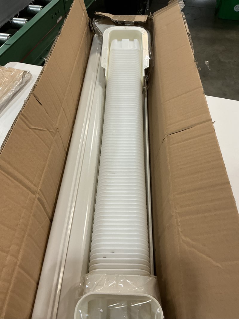 Condition photo showing As Is for mxclimate 4" 17ft pvc line set cover kit for mini split and central air conditioners,ac heat pump systems,decorative tubing pipe covers,white