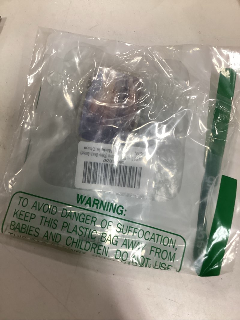 Condition photo showing New/Like New for Dynippy Pill Case Pill Box with Mirror Retro Pocket 2 Compartment Medicine Case Vitamin Pill Organizer for Pocket Purse and Travel (Retro- Beach Sunset)