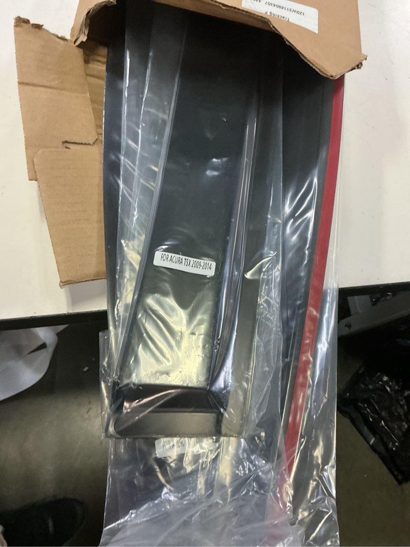 Condition photo showing Good Condition for 4pcs set tape-on rain guards window visors for acura tsx 2009 2010 2011 2012 2013 2014 window deflectors black tsx 2009-2014