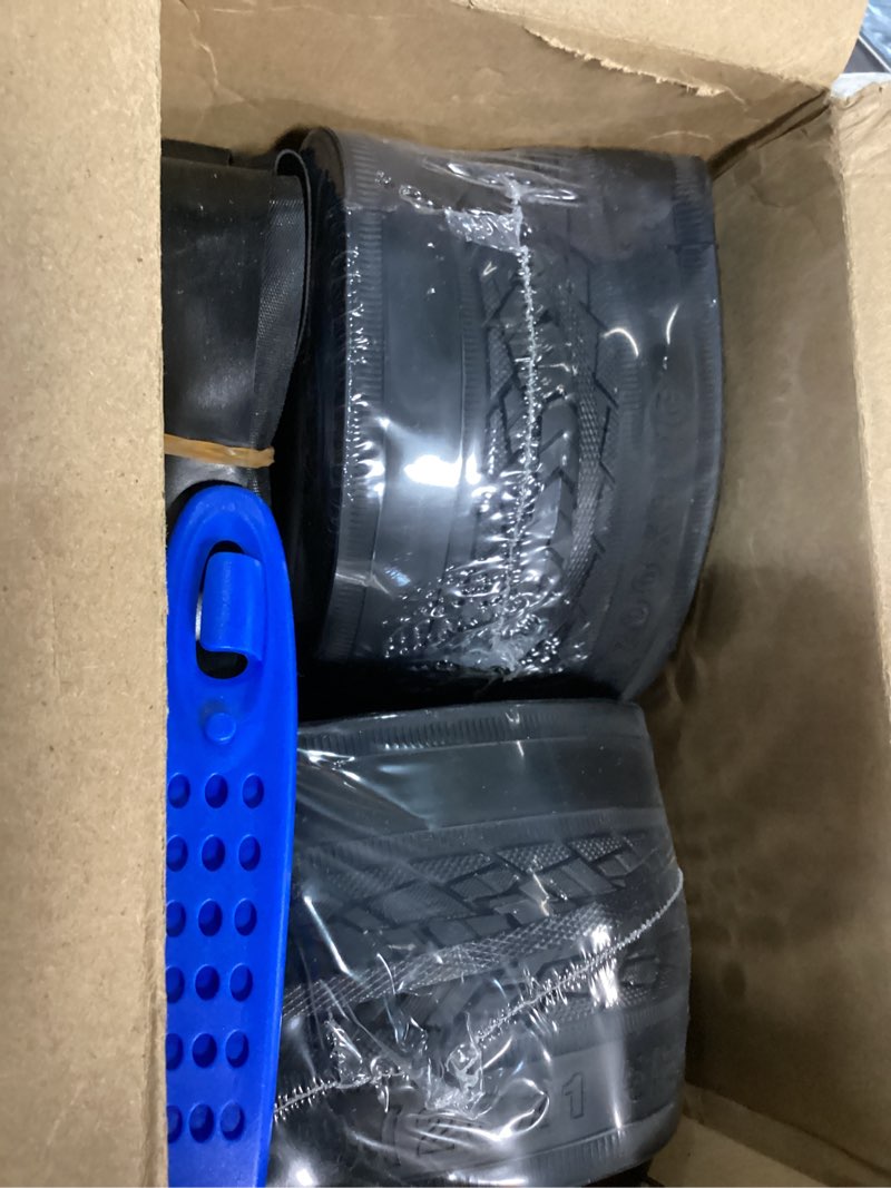 Condition photo showing New/Like New for yunscm 2-pcs 700c road bike tires 700x32c/32-622 and 700c heavy duty bike tubes presta valve compatible with 700x30c 700x31c 700x32c 700x33c 700x34c bike bicycle tires and tubes (y-1126)