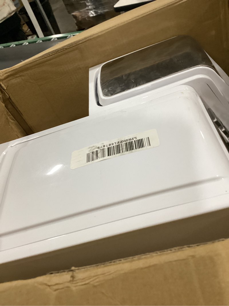 Condition photo showing As Is for Hamilton Beach FlexBrew Trio 2-Way Coffee Maker, Compatible with K-Cup Pods or Grounds, Combo, Single Serve & Full 12 Cup Coffee Pot, White, Fast Brewing, Removeable Reservoir White, Fast Brewing, Removable Reservoir