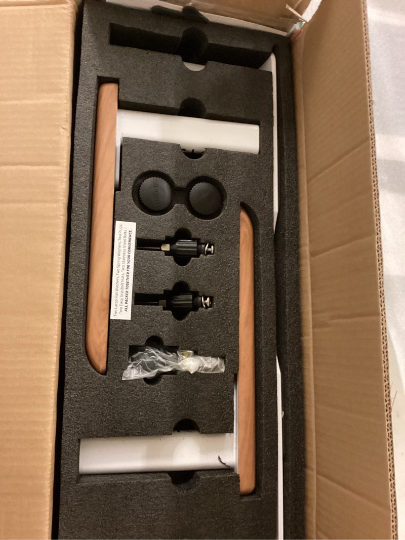 Condition photo showing New/Like New for lunderg toilet safety rails for seniors - easy installation & super sturdy grab bars arms - non-bulky & elegant handicap toilet safety frame - seat handles for elderly, disabled or mobility issues