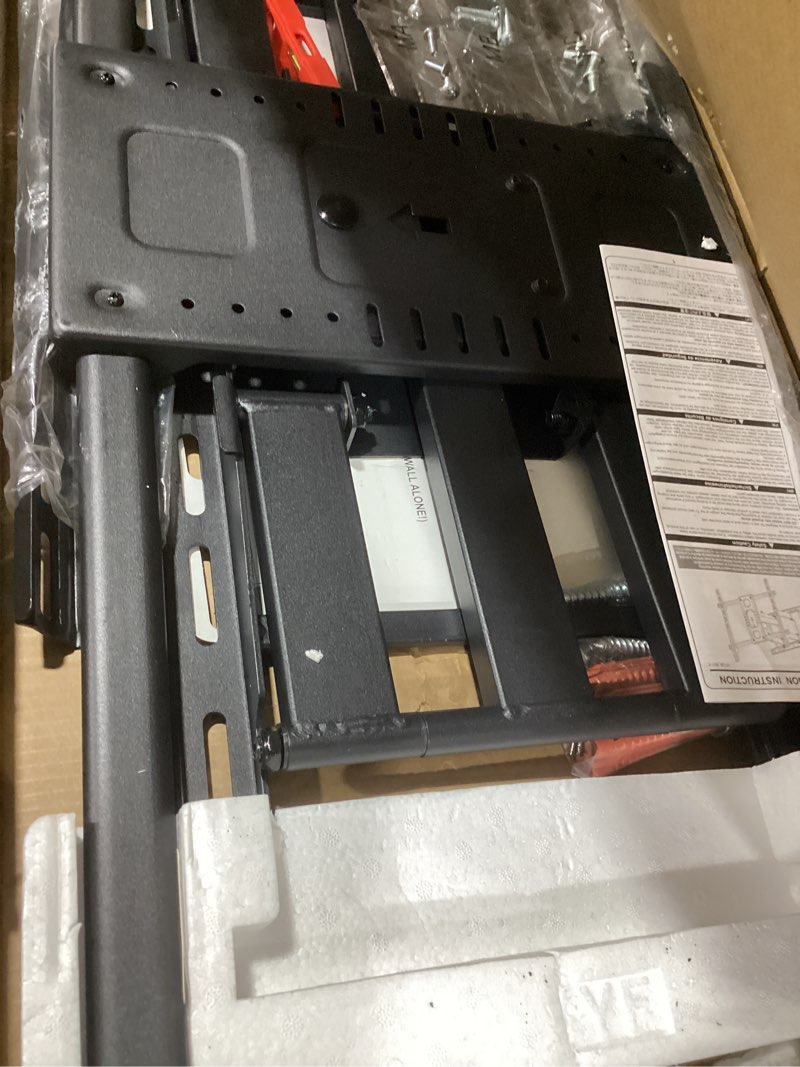 Condition photo showing Good Condition for elived heavy duty tv mount for most 50-110 inch tvs, holds up to 250 lbs, full motion tv wall mount swivel and tilt, slim wall mount bracket max vesa 800x600mm, fits 12"/16"/18"/24" studs tv 50-110", slim motion