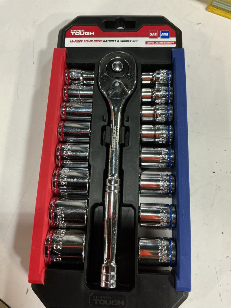 Condition photo showing Good Condition for hyper tough 19-piece 3/8- inch socket set, 43234