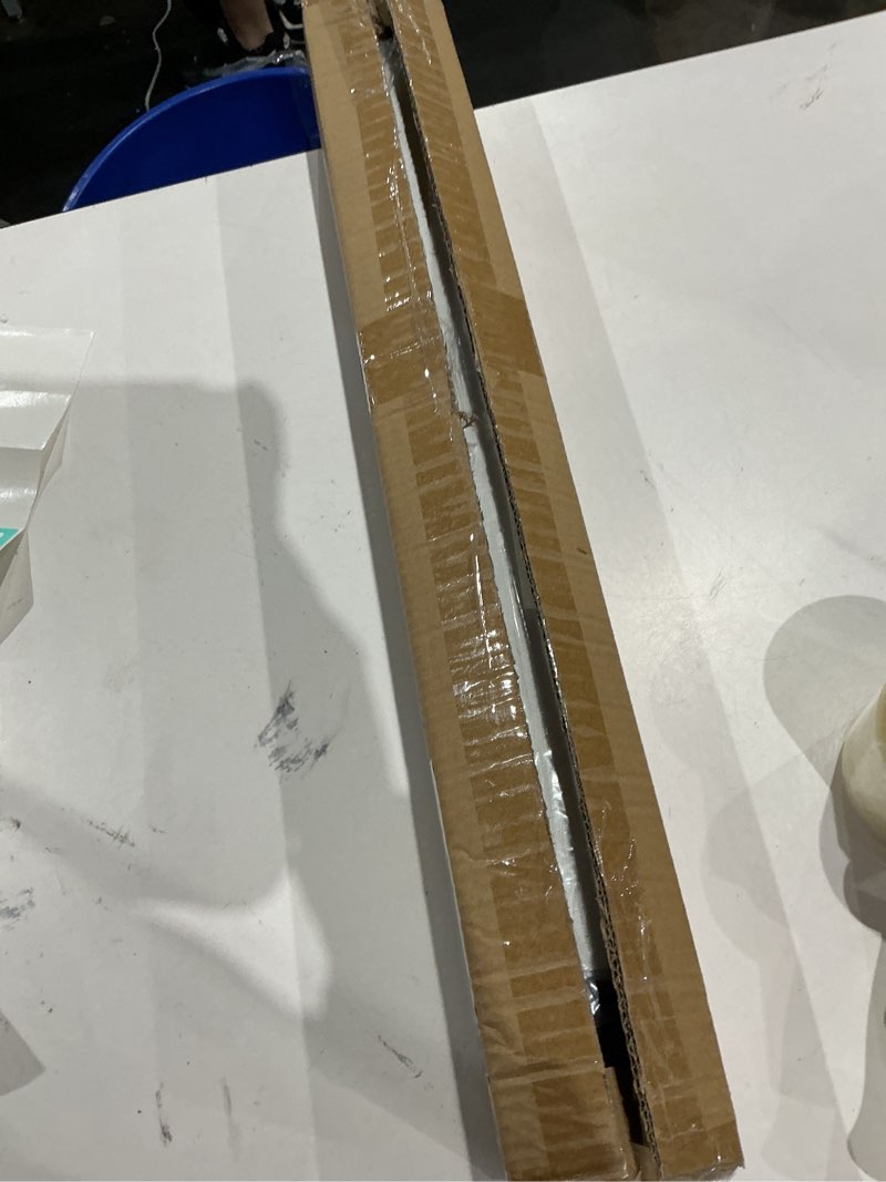 Condition photo showing Good Condition for unishades 100% blackout no tools no drill cordless roman shades for windows, size 25 3/4" w × 60" h (for windows 26" w × 60" h) blackout - off-white blackout - off-white 26" w × 60" h