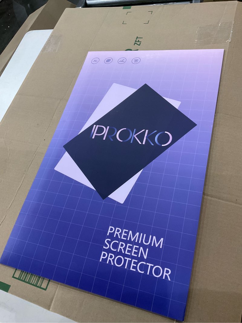 Condition photo showing As Is for IPROKKO ?2 Pack? 24 inch Anti-Blue Light monitor Screen Protector for 16:9 Widescreen,Removable Anti Glare Blue Light Blocking Screen Filter?LED PC Anti-UV Eye Protection Filter Film 2pcs 24inch 16:9