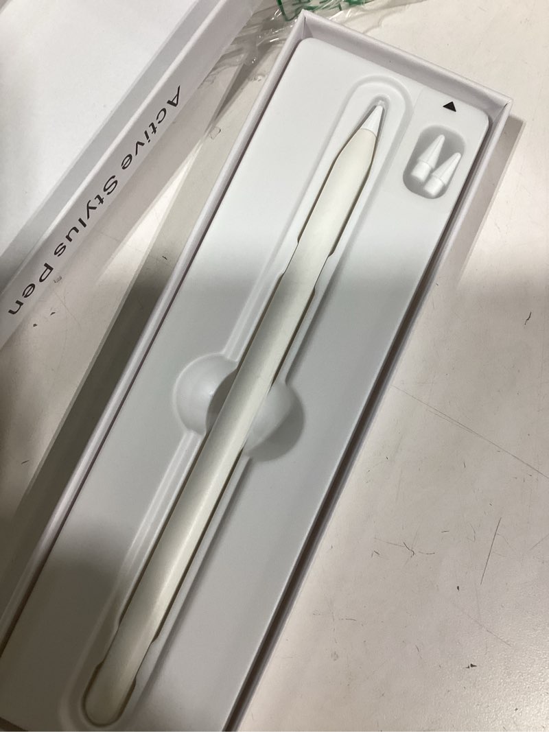 Condition photo showing Good Condition for iPad Pencil 2nd Generation Magnetic Wireless Fast Charging, Same as Apple Pencil 2nd Gen, Stylus Pen Work for iPad Pro 11in 1/2/3/4, iPad Pro 12.9in 3/4/5/6, iPad Air 4/5, iPad mini 6, White