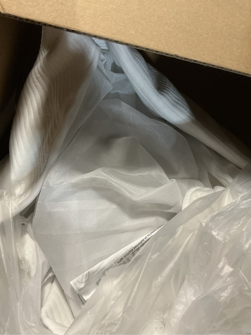 Condition photo showing As Is for Bwarm Waterproof Heated Mattress Pad, ETL Certified Bed Warmer with Memory Function 9 Heat Settings, 1-12 Hours Auto Off Deep Pocket, Machine Washable, White King