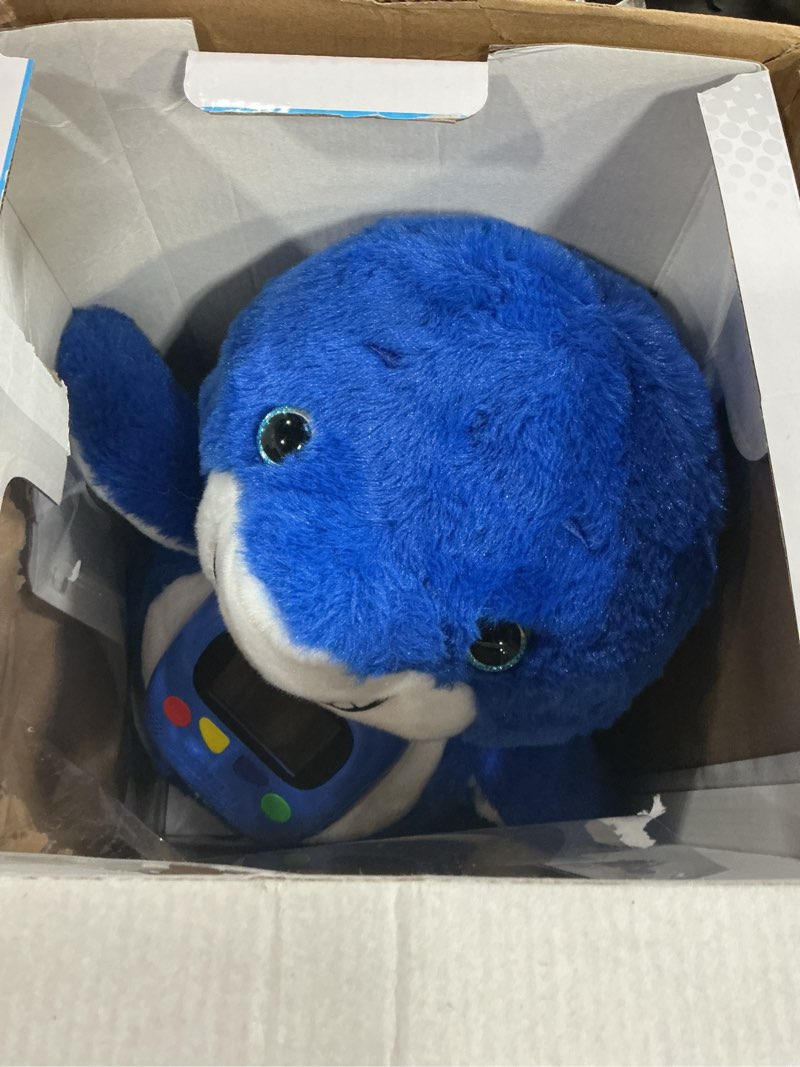 Condition photo showing Good Condition for Happy Nappers: Photoflix - Max Blue Shark - Photo & Video Viewer, Digital Screen, Plush Animal Toy, USB Cable & Headphones, Upload & Share, Kids 3+