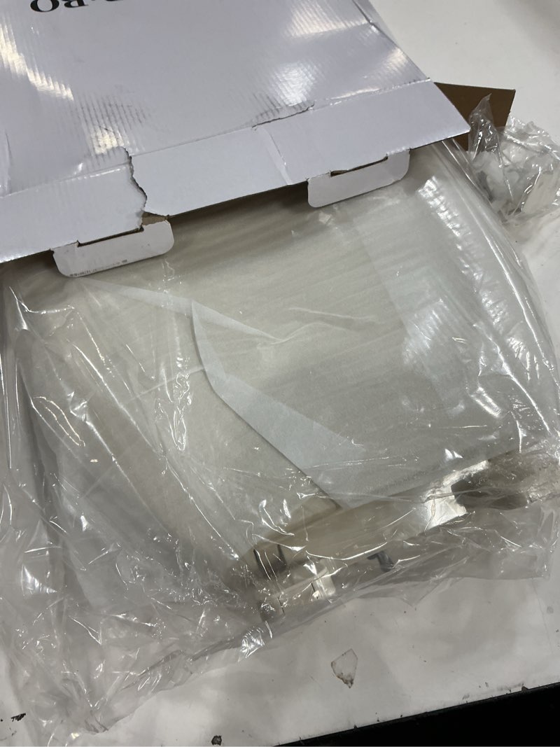 Condition photo showing New/Like New for gerber elongated toilet seat with cover, soft close, no slam, quick & easy install, heavy-duty plastic, adjustable fit for standard elongated toilets, durable & fade-resistant, bone g009921325