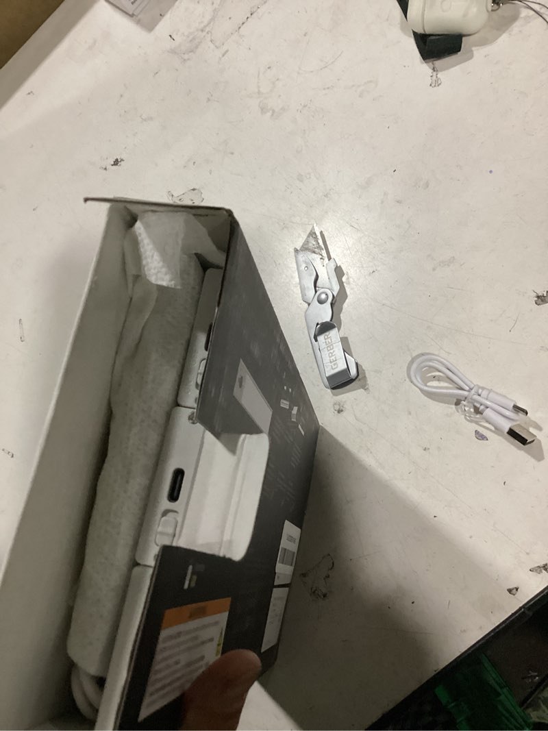 Condition photo showing As Is for ezvalo 5-pack under cabinet lighting, 2400mah rechargeable motion sensor light, 10inch magnetic closet lights with dimmable & 3 color temps, wireless motion activated lights with remote for kitchen 10 inch 5