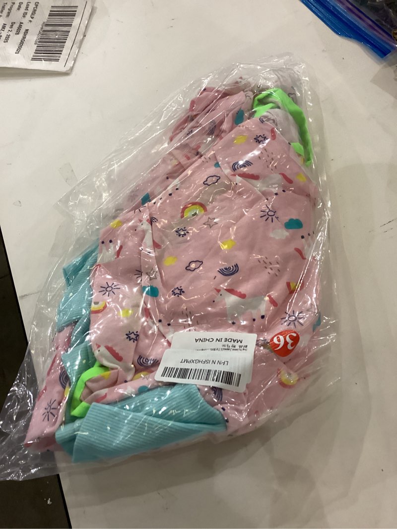 Condition photo showing As Is for Pink Pony surgery Recovery Suit female male for Dogs After Surgery Medium Large Dogs Onesie,Lightweight Dog recovery suit for Shedding Prevent Licking Surgical Wound,Dog Pajamas Pjs ,Full Belly 36 (Chest 37.8 in | Backlength 25.98 in) Pink Rainbow