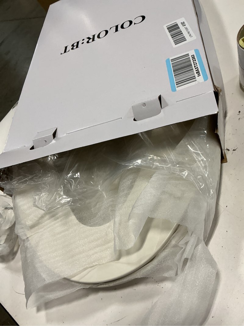 Condition photo showing Good Condition for Gerber Elongated Toilet Seat with Cover, Soft Close, No Slam, Quick & Easy Install, Heavy-Duty Plastic, Adjustable Fit for Standard Elongated Toilets, Durable & Fade-Resistant, Biscuit G009921309