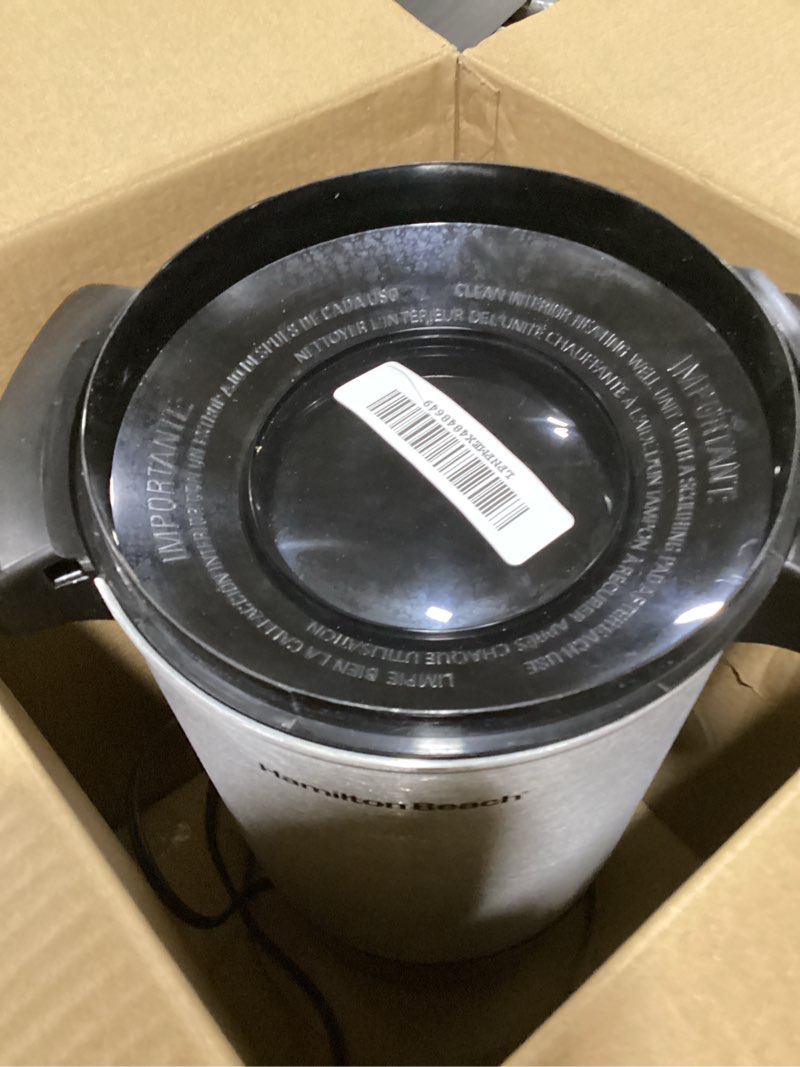 Condition photo showing Good Condition for Hamilton Beach - Coffee Urn - Silver