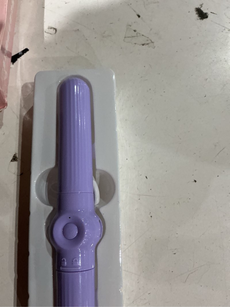 Condition photo showing As Is for heated eyelash curler-3 temp modes 50°-80°c led display, electric eye lash curler for 24h long lasting, type-c rechargeable heated lash curler for natural thick lashes, makeup gift,light purple