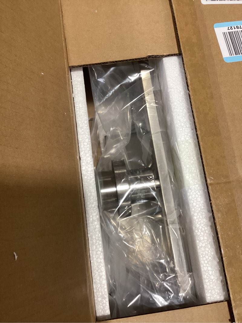 MELUCEE 3-Light Bathroom Lights Modern Vanity Lights Brushed Nickel Finish with Hammered Glass Shade