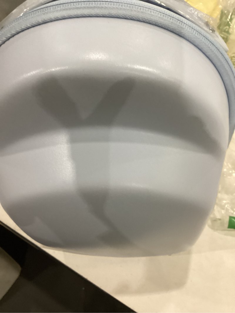 Condition photo showing Good Condition for face mask case compatible with shark cryoglow led face mask, detachable molded fixed grooves & shock-absorbing eva lining, hard shell protective with handle & adjustable shoulder strap?case only? blue